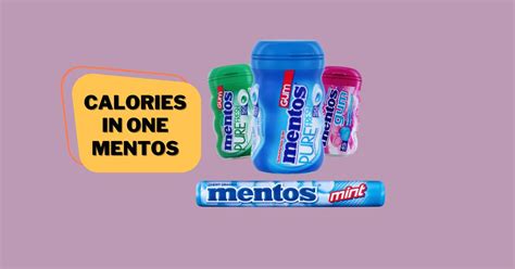 mentos calories